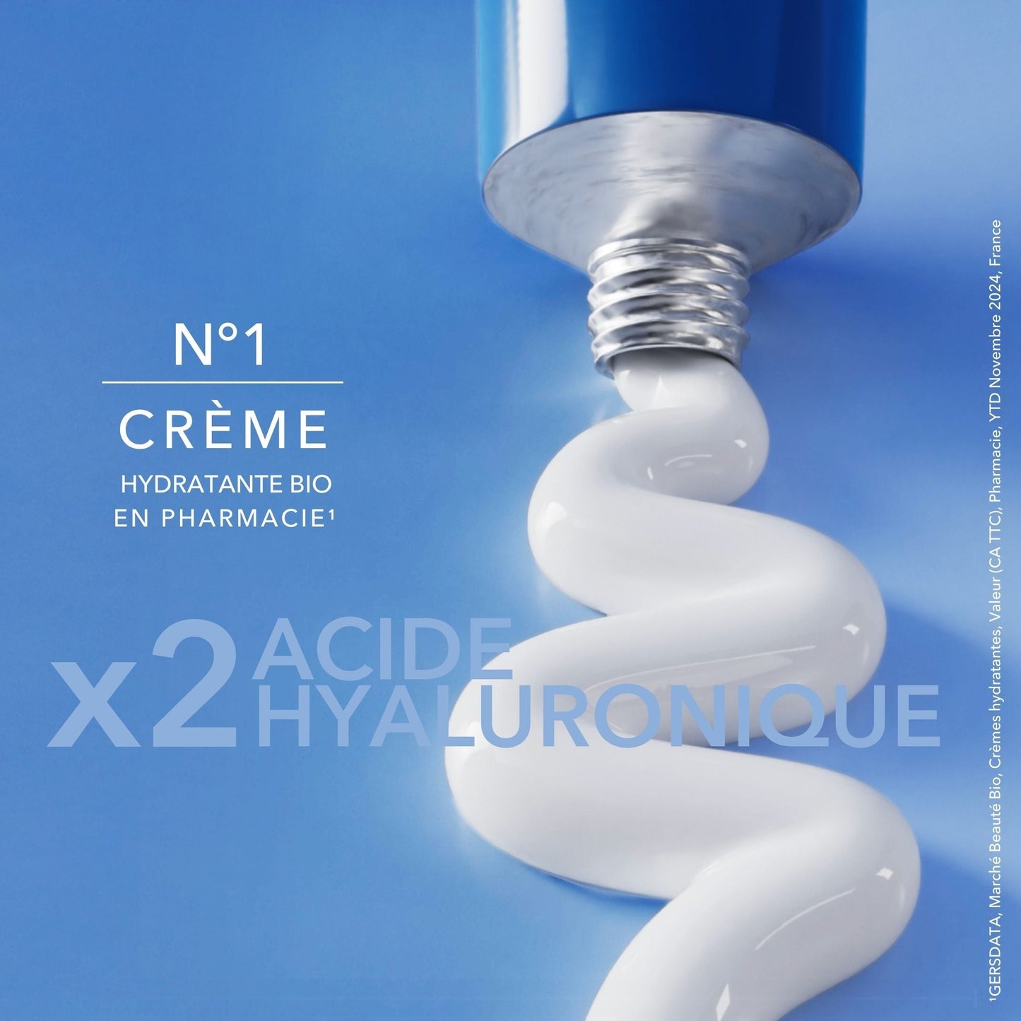 Crème Hydratation Intense à l'Acide Hyaluronique